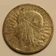 2 złote Głowa Kobiety Jadwiga 1932 srebro