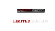 Naklejka Emblemat Znaczek Logo LIMITED EDITION 90mm x 12mm kokpit wnętrze