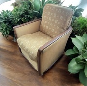 Dwa fotele PRL art deco retro vintage