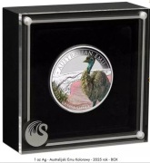 Srebrna moneta Australijski Emu Kolorowy - 2025 rok  -  1oz