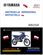 KSIAZKA NAPRAW YAMAHA WR 250FM 2021r SERWISOWKA j.POLSKI KODY ECU