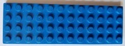 LEGO 3029 niebieska płytka 4 x 12 4162