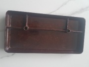 Przybornik piórnik organizer bakelitowy PRL