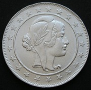 Brazylia 2000 reis 1924 - srebro