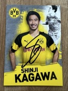 Shinji Kagawa - oryginalny autograf karta 10x15 cm