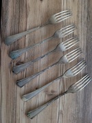 Srebro zestaw 6 widelców próba 800 waga 400g Niemcy przedwojenne