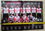 Plakat Legia Warszawa 1999 Legioniści piłka nożna Żyleta Liga Polska