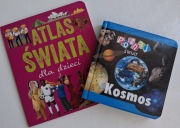 Kosmos. Poznaj świat + Atlas świata dla dzieci