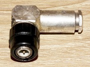 Złącze kątowe, wtyk BNC-50/W1, 50 omów, UNITRA nowy RETRO PRL