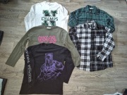 Koszule flanelowe bluzki 158/164 H&M Czarna Pantera MARVEL 