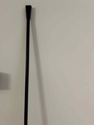 Karnisz pojedynczy czarny 210 cm 19 mm + 20 żabek GARDENIA