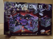 My World klocki Minecraft Atak smoka na fioletową fortecę 511szt Prezent