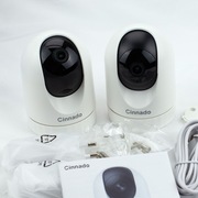 Zestaw 2 kamer Cinnado D1 2K Indoor – nowe, kompletny zestaw