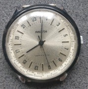 Stary naręczny Rakieta Raketa Pakieta World Time