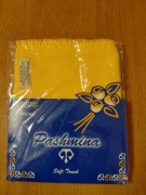 Szal PASHMINA - Nowy Zapakowany - Żółty / Kanarkowy - Duży 190x70