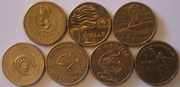 1 DOLAR 1986 - 2005 AUSTRALIA - 7 SZT.  KAŻDY INNY