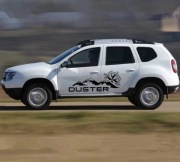 Zestaw naklejek Dacia Duster na boki róża wiatrów