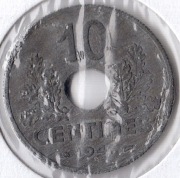 FRANCJA 10 centimes 1941, KM# 898, XF