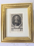 Antyczny Miedzioryt Rycina Grafika Eusebe Renaudot XVIII Wiek Oryginał