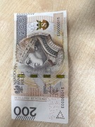 200 zł kolekcjonerskie niski nominał 