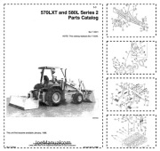 CASE 570LXT 580L SERIES 2 Parts Catalog Katalog części, schematu budowy