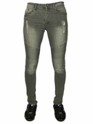 spodnie męskie Stone Edge BIKER Super Skinny Stretch Fit HARLEY W30 L34