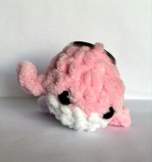 Brelok maskotka wielorybek amigurumi ręcznie robiony