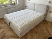Łóżko z pojemnikiem tapicerowane 160x200 Mybed Pillow