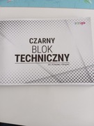 Blok Techniczny A4 10K 190G Czarny Strigo