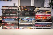 Zestaw ponad 60 filmów DVD (znane tytuły, dużo unikatów, świetny stan)