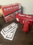Super gun pistolet strzelający pieniędzmi dolarami 18-tka prezent