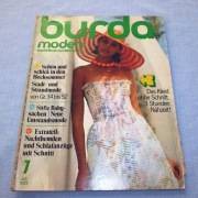 Burda Moden 7/1973 + wykroje Vintage Moda szycie krawiectwo