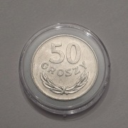 50 gr groszy 1982 w kapslu Real foto Stan 1/-1