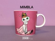 Muminki KUBEK Moomin Arabia Finland - MIMBLA - z naklejką 