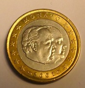 (W!) 1€ Monako 1 moneta 1 Euro do wyboru 