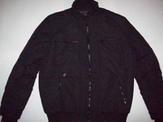 Super EU PRAWIE JAK NOWA KURTKA MĘSKA ZIMOWA CZARNA BOMBER BOMBERKA 50 L XL