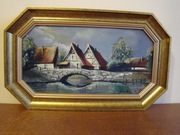 Sudak  Kamienny most we wsi 51x31cm.