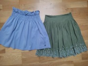 2x jak nowa niebieska spódnica 152 Cool Club + zielona GAP