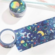 Taśma Washi ozdobna Kosmos, szer. 20 mm.