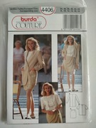 Wykroje krawieckie Burda 4406, rozm. 38.