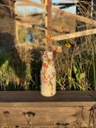 Piekny wazon hand made decaupage malowany spekania