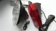 2 x LAMPA Lampka PRL ROMET_Tył /Tylna +Przód/Przednia_nieużywana /Nowe/2szt