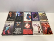 10 kaset magnetofonowych, oryginalne soundtraki, wydawnictwa USA 