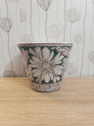 Ceramika Fratelli Fancciullaci doniczka wazon osłonka vintage prl 