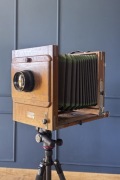 Aparat wielkoformatowy FKD 18 x 24 Industar 37 300mm f4.5  komplet