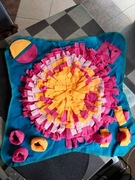 Duża mata węchowa 70 70 cm dla psa i kota zabawka edukacyjna na przysmaki