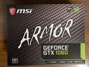 MSI GeForce GTX 1060 ARMOR 6GD5X OC