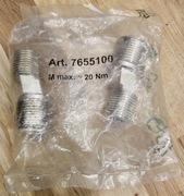 Przyłącze mimośrodowe z tłumikiem 1/2 x 3/4 Kludi do baterii ściennej