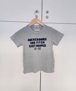 T-shirt ABERCROMBIE Kids | Rozmiar XL (128-134) | Szary Muscle Fit