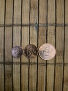 Euro zestaw monet 1, 2, 5 centów Bułgaria 2026